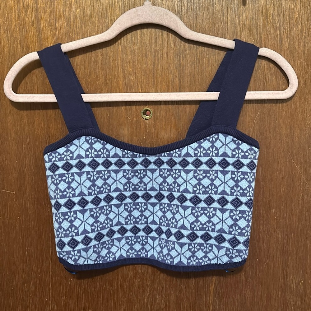 NWOT Free People Away With Me Crop Tank